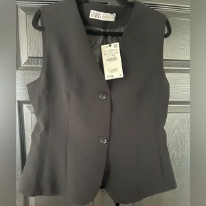 Zara Black Vest in Various Sizes
